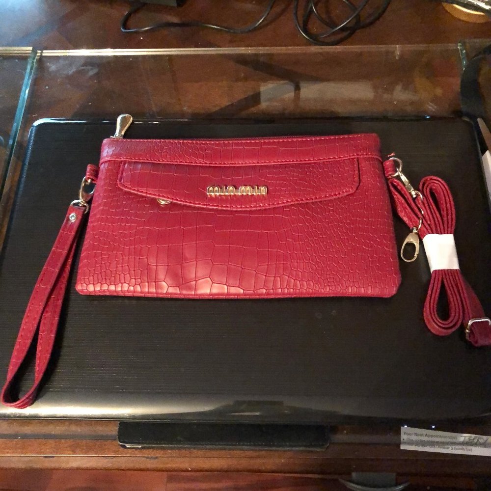 Cute "Min Min" Red Purse